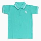 Boys' Half Sleeves T-Shirt, गहरा हरा, small image number null