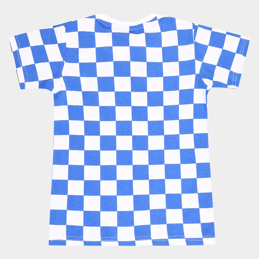 Boys Cotton T-Shirt, ऑफ व्हाइट, large image number null