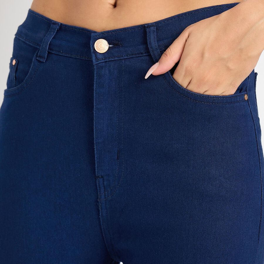 Ladies' Jeans , गहरा नीला, large image number null
