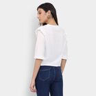 Ladies'  Crop  Top, White, small image number null