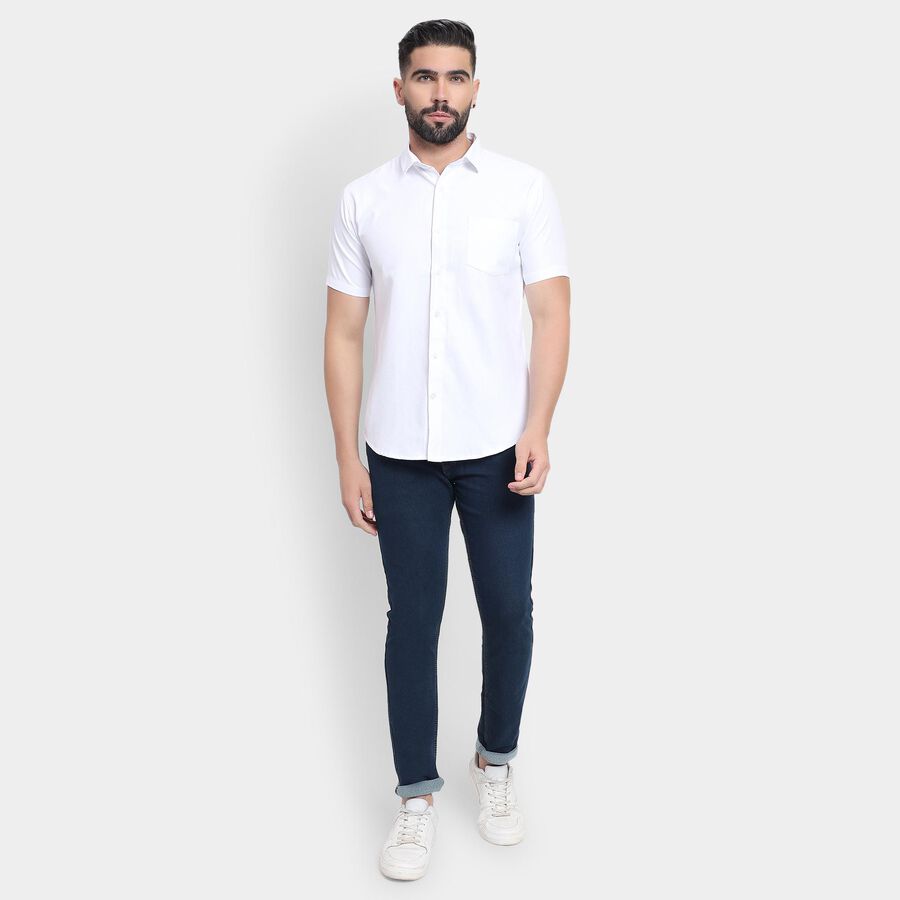 Men's Casual Shirt, सफ़ेद, large image number null