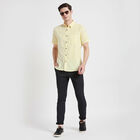 Cotton Solid Casual Shirt, Yellow, small image number null