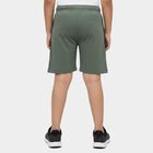 Boys' Light Green Regular Fit Drawstring Bermuda Shorts, हल्का हरा, small