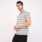 Men's Round Neck Half Sleeves T-Shirt, सफ़ेद, small image number null