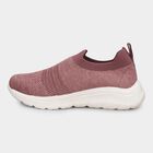 Women's Dusty Rose Pink Slip-On Casual Sneakers, गुलाबी, small