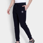 Solid Track Pants, Navy Blue, small image number null