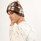 Men's Cap, भूरा, small image number null
