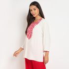 Ladies' Kurti, ऑफ व्हाइट, small image number null