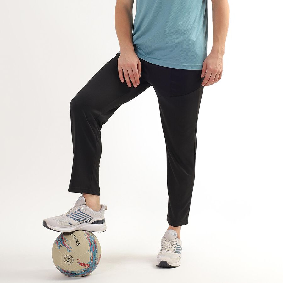 Men's Active Track Pants , Black, large image number null