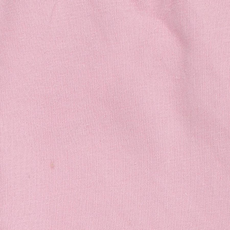 Infants Soft Pink Elastic Waist Printed Cotton Pyjama, हल्का गुलाबी, large image number null