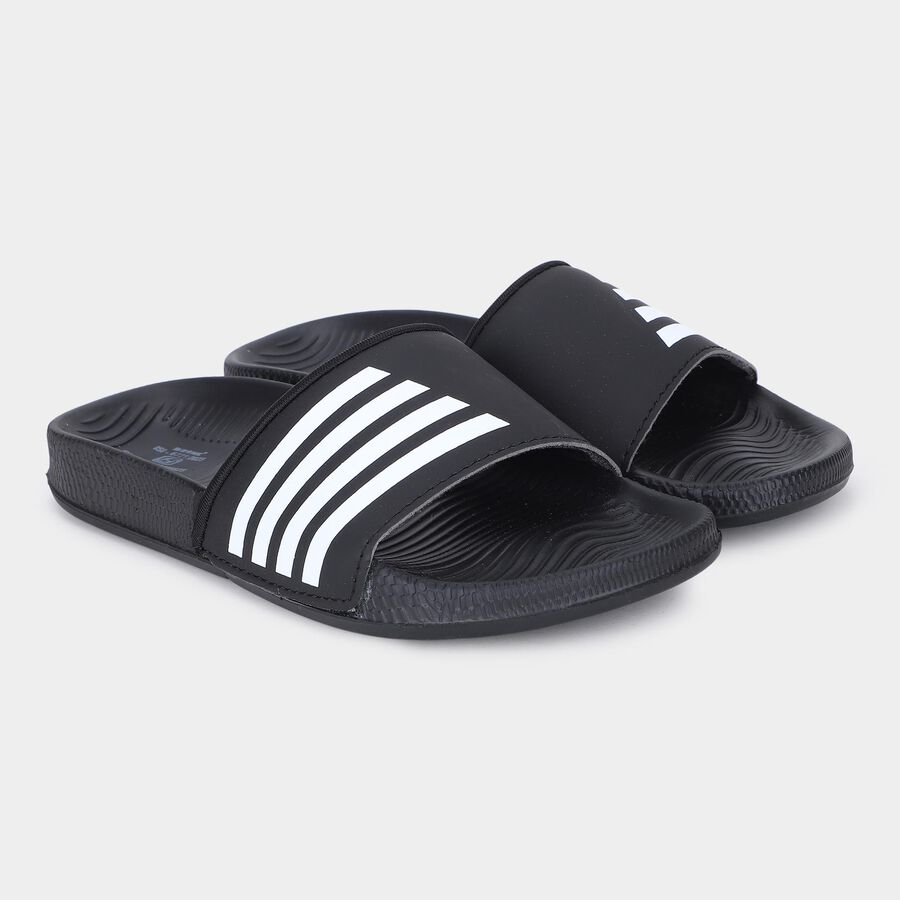 Men's Slipper, Black, large