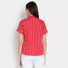 Printed Full Sleeve Shirt, Red, small image number null