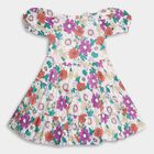 Girl's Dress, ऑफ व्हाइट, small image number null