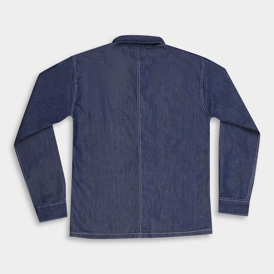 Boys' Casual Shirt , गहरा नीला, large image number null