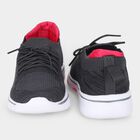 Women's Grey Lace-Up Sneakers, ग्रे, small