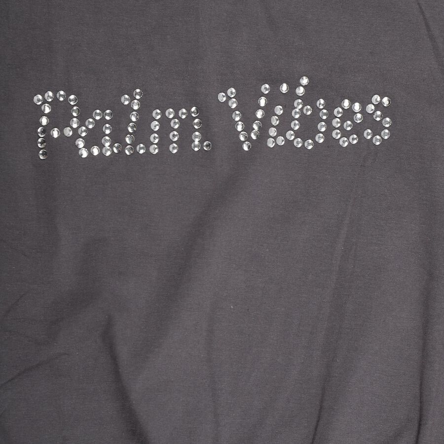 Girls' T-Shirt , चारकोल, large image number null