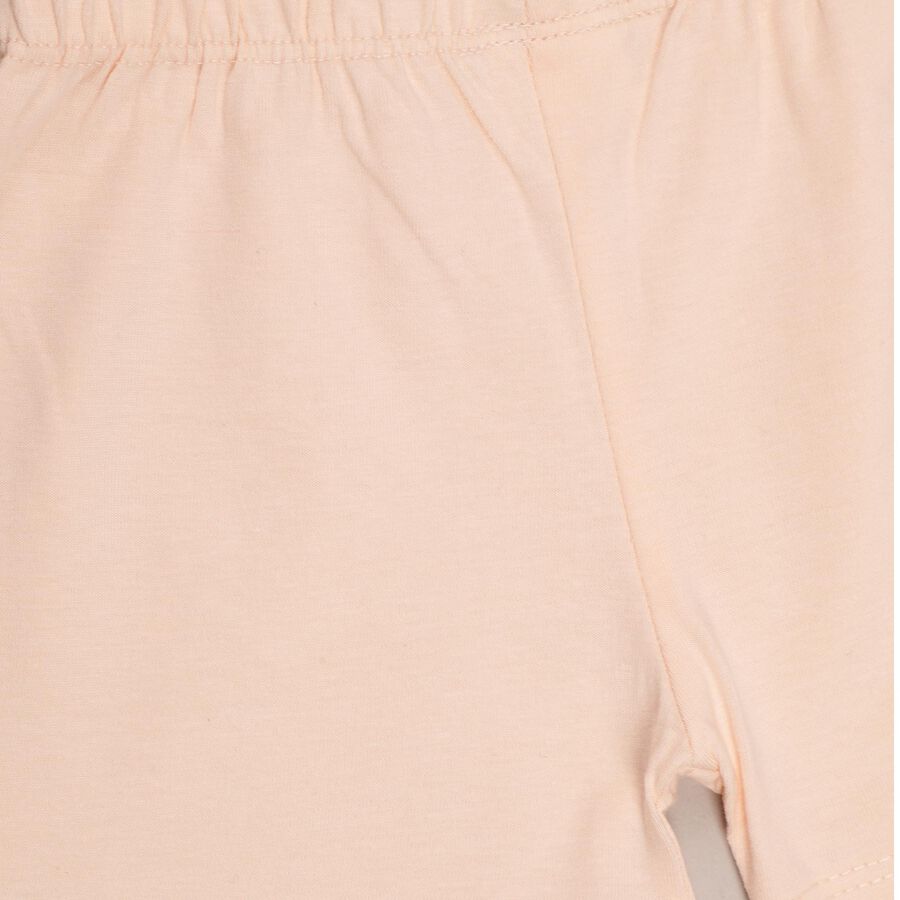 Infant Boys' 100% Cotton Baba Suit, Peach, large image number null