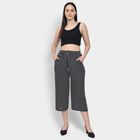 Ladies' Trousers , काला, small