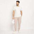 Men's Track Pants, Beige, small image number null
