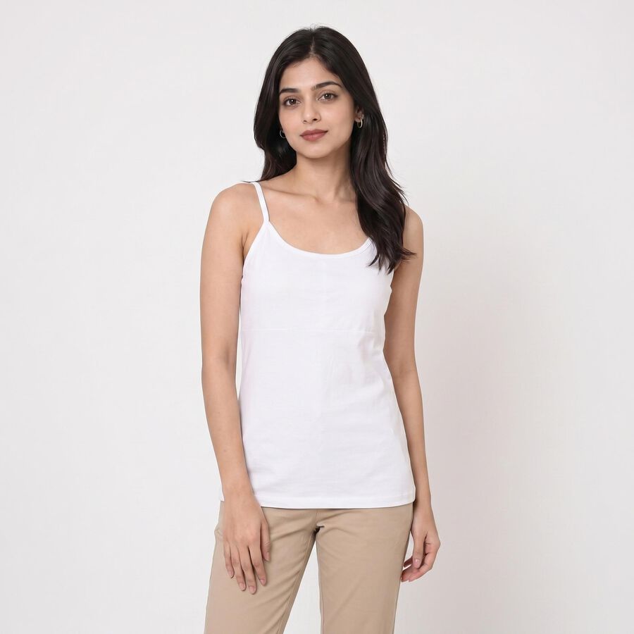 Ladies' Slips, सफ़ेद, large