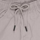 Boys Light Taupe Regular Fit Jogger Trousers, Light Grey, small