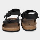 Men's Sandal, काला, small