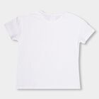 Girls' 100% Cotton T-Shirt , White, small image number null