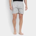 Men's 100% Cotton Boxers , हल्का ग्रे, small image number null