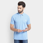 Solid Polo Shirt, Light Blue, small image number null
