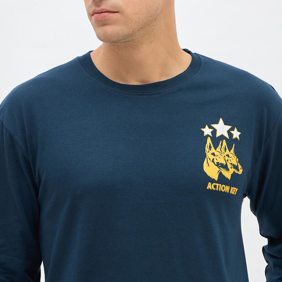 Men's T-Shirt, Teal Blue, large image number null