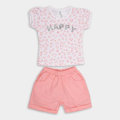 Girls' 100% Cotton Short Set