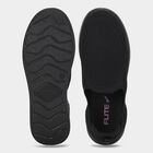 Men's Black Slip-On Casual Shoes, काला, small