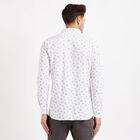 Cotton Printed Casual Shirt, White, small image number null