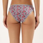 Women's Light Blue Floral Bikini Panty, Light Blue, small image number null
