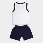 Infants' 100% Cotton Baba Suit, Navy Blue, small image number null