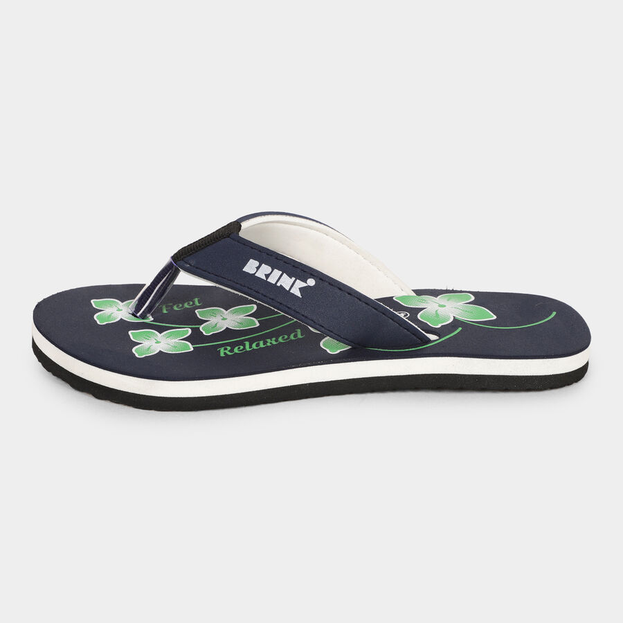 Ladies' Slippers, Navy Blue, large image number null
