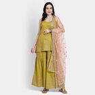 Ladies' Ethnic Set, हल्का हरा, small image number null