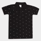 Boy's Cotton Half Sleeves T-Shirt, Navy Blue, small image number null