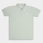 Boys' Half Sleeves T-Shirt, हल्का हरा, small image number null