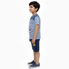 Boys' Woven Baba Suit, नेवी ब्लू, small image number null