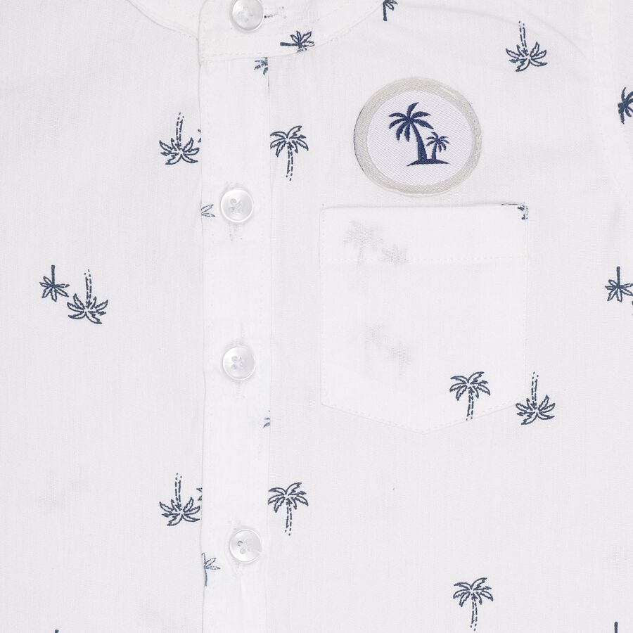 Infants' 100% Cotton Shirt, सफ़ेद, large image number null