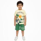 Boys' 100% Cotton Knit Baba Suit, Yellow, small image number null