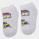 Boy's Socks (Pack of 2), Light Grey, small