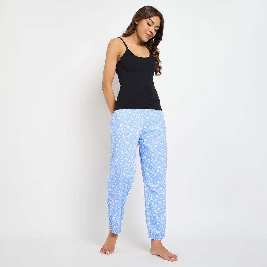 Ladies' 100% Cotton Pyjama , Light Blue, large image number null
