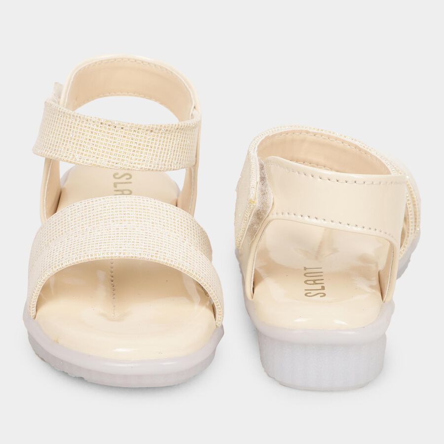 Girls' Sandal, गोल्डन, large image number null