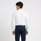 Men's White Regular Fit Formal Shirt, सफ़ेद, small