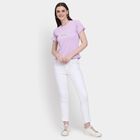 Ladies' Round Neck T-Shirt, Lilac, small image number null
