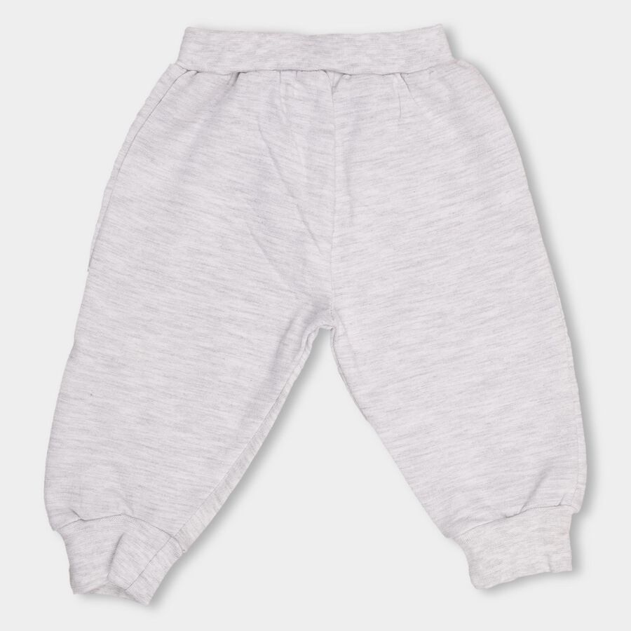 Infants' 100% Cotton Pyjama, Melange Light Grey, large image number null
