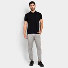 Men's Collared Half Sleeves T-Shirt , Black, small image number null