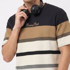 Men's Off White Round Neck Regular T-Shirt, ऑफ व्हाइट, small